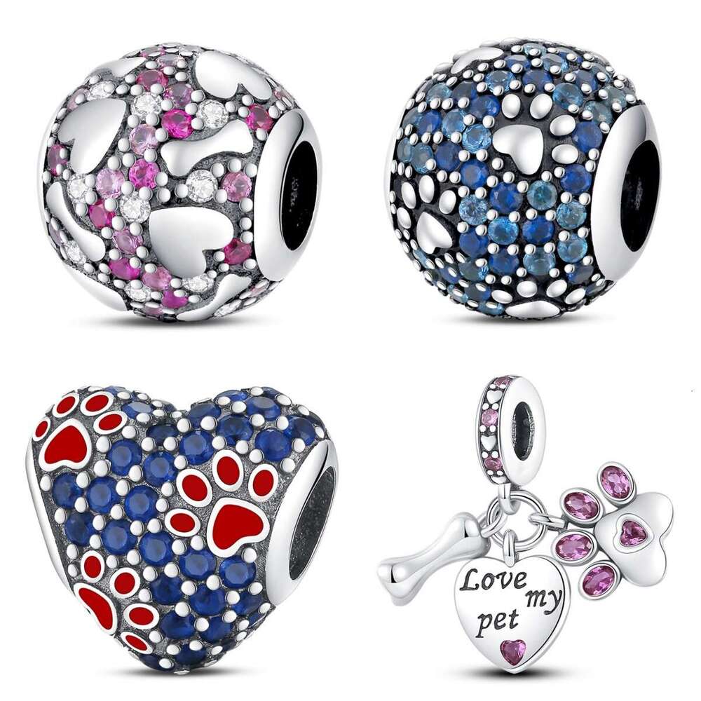 New 925 Sterling Silver Charm Dream catcher Heart shaped Claw Beads Fit Charms Silver 925 Original Bracelet DIY Jewelry Making For women Gifts