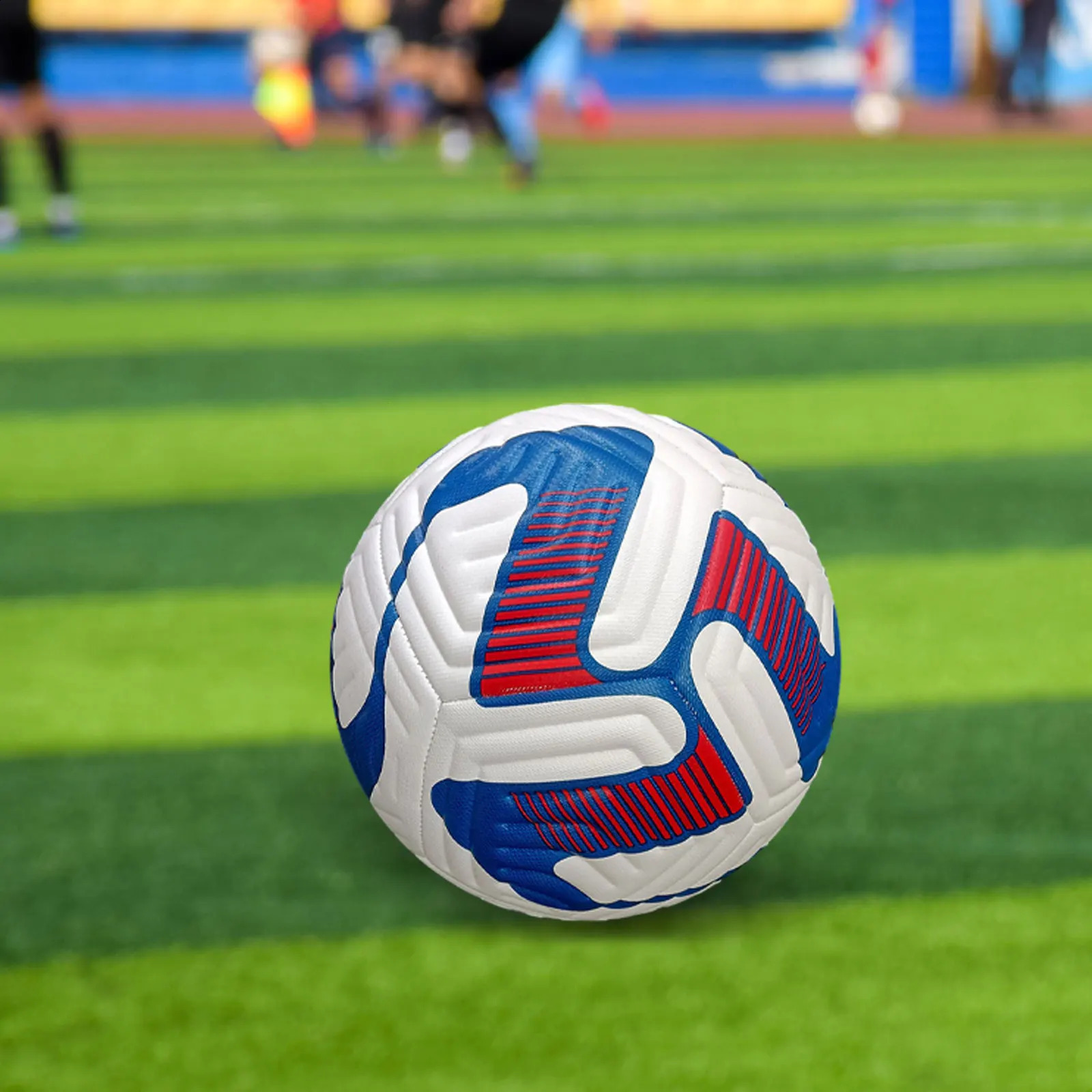 Soccer Ball Size 5 Creative Patterns Portable Durable PU Leather Official Match Ball Football for Club Game Competition Practice 240914