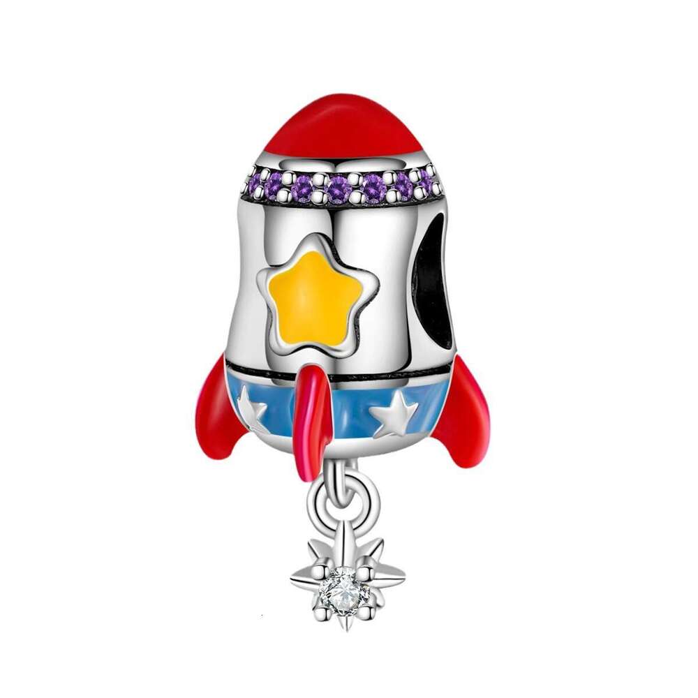 New 925 Sterling Silver Charm Earth Travel Around the Moon Pendant Fit Charms Silver 925 Original Bracelet DIY Jewelry Making For women Gifts