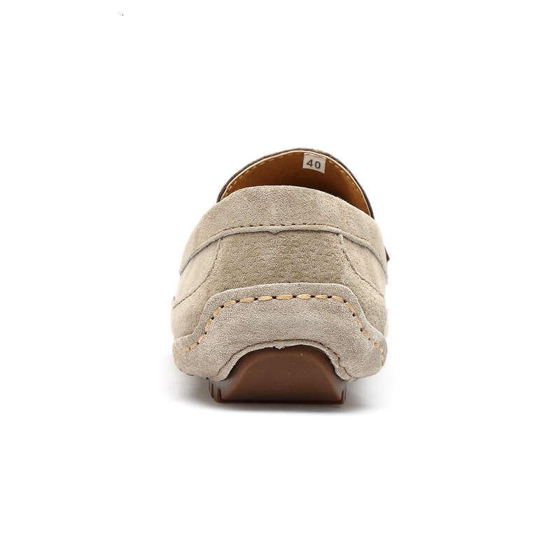Suede Leather Man Loafers Casual For Boat Handmade Men Slipon Driving Shoes Male Moccasins atos99