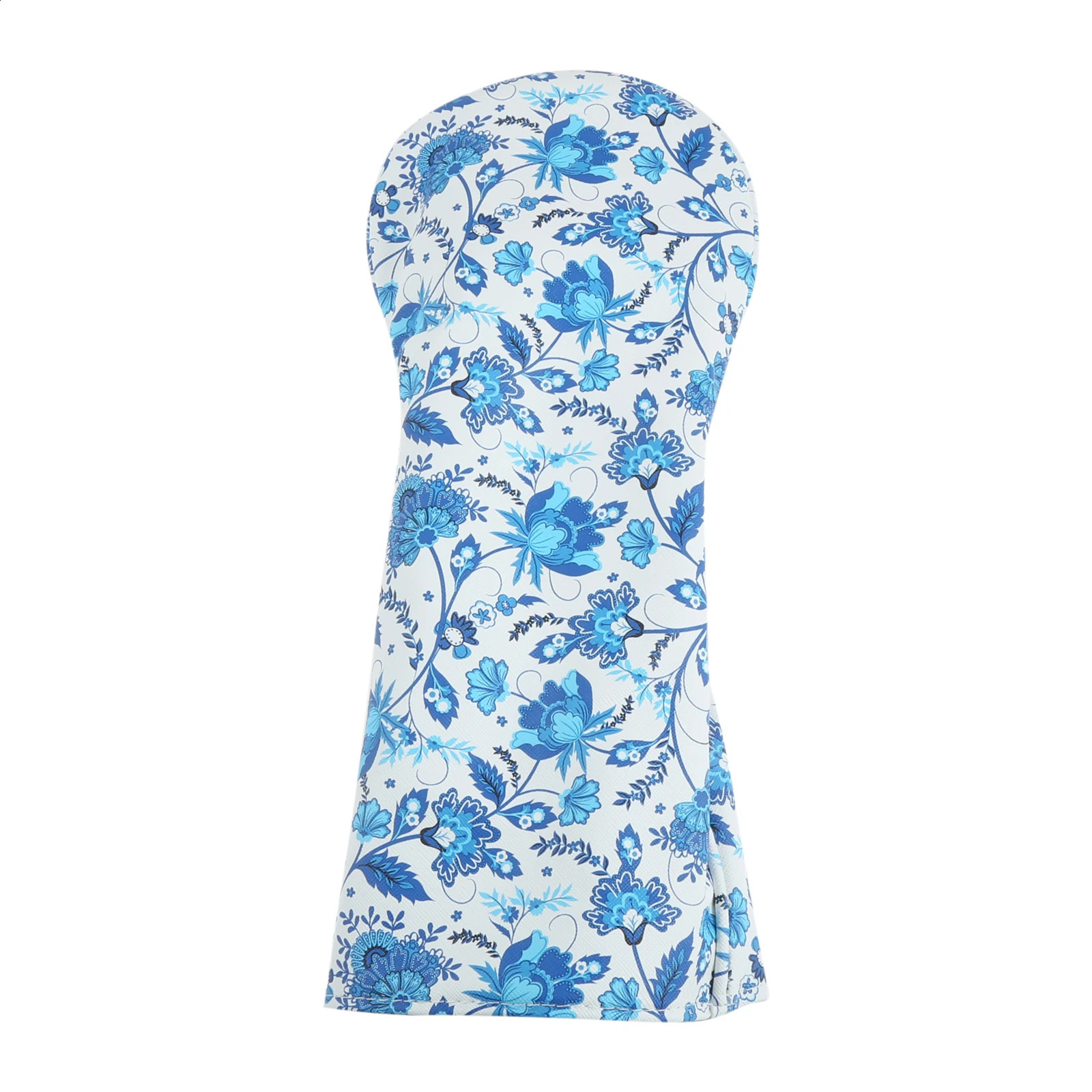 1/3Pcs PU Leather Golf Blue Cherry Blossoms Pattern Headcover Fit Driver Head Covers Fairway Wood Head Covers Hybrid Head Covers 240907
