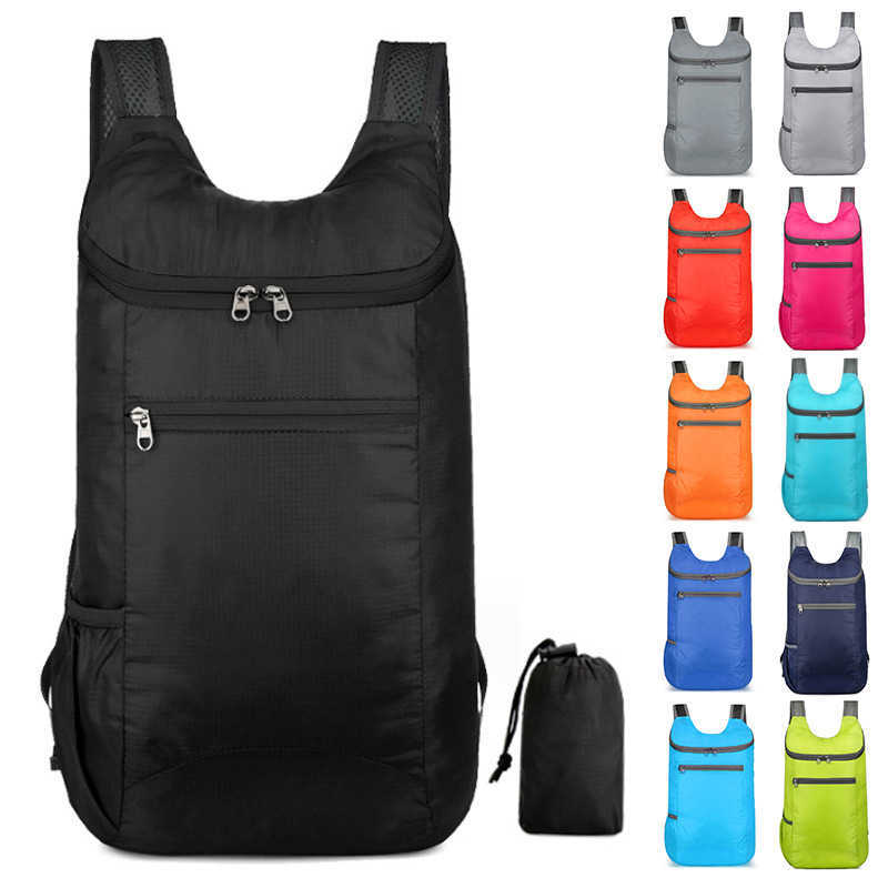 CMM Backpack Lightweight Waterproof Folding Bag Colorful Student Schoolbag Outdoor Large Capacity Sports Backpack