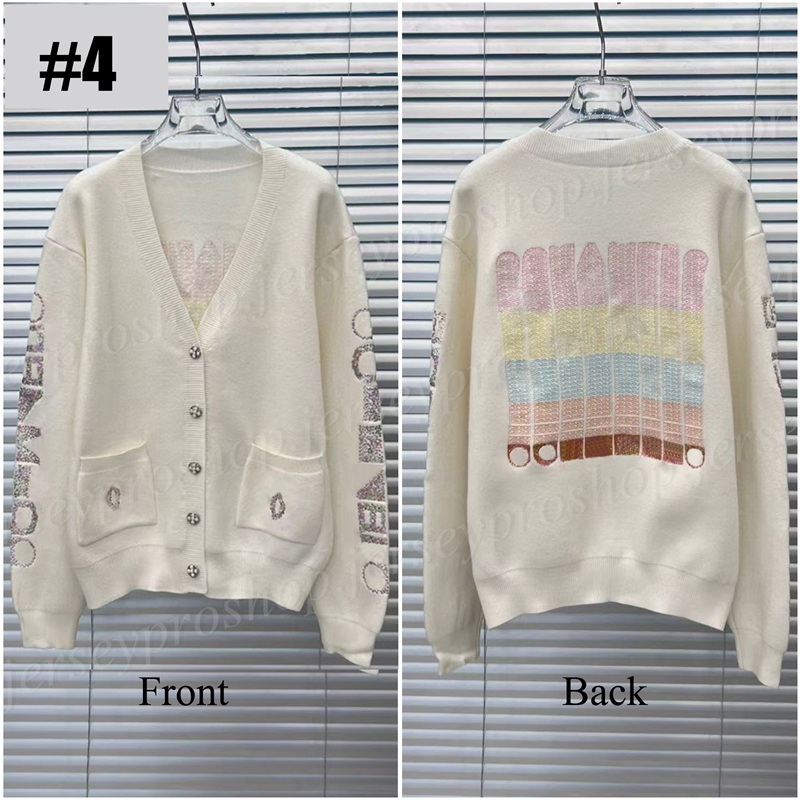 Fashion Women's Cardigan Sweater Pullover Knitwear with Letters Logo