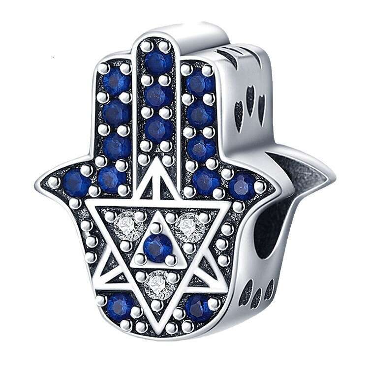 New 925 Sterling Silver Charm Palm Magic Eye beads Fit Charms Silver 925 Original Bracelet DIY Jewelry Making For women Gifts