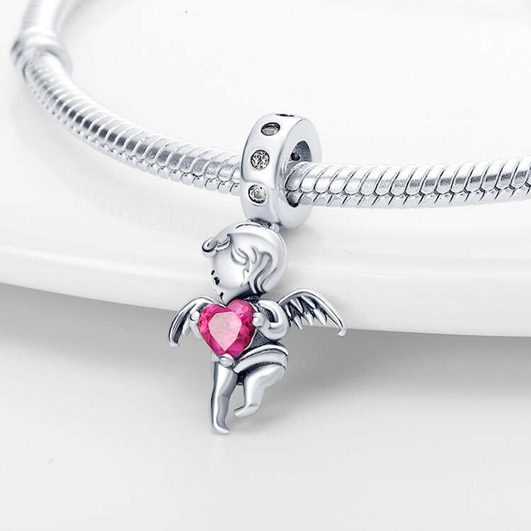 New 925 Sterling Silver Charm Angel Wing Pendant Fit Charms Silver 925 Original Bracelet DIY Jewelry Making For women Gifts