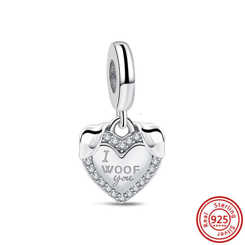 925 Hot Iitems Silver Lucky Crown Iron Tower Butterfly Heart Family Tree Pendant Beads Fit Original Charms Jewelry Gift