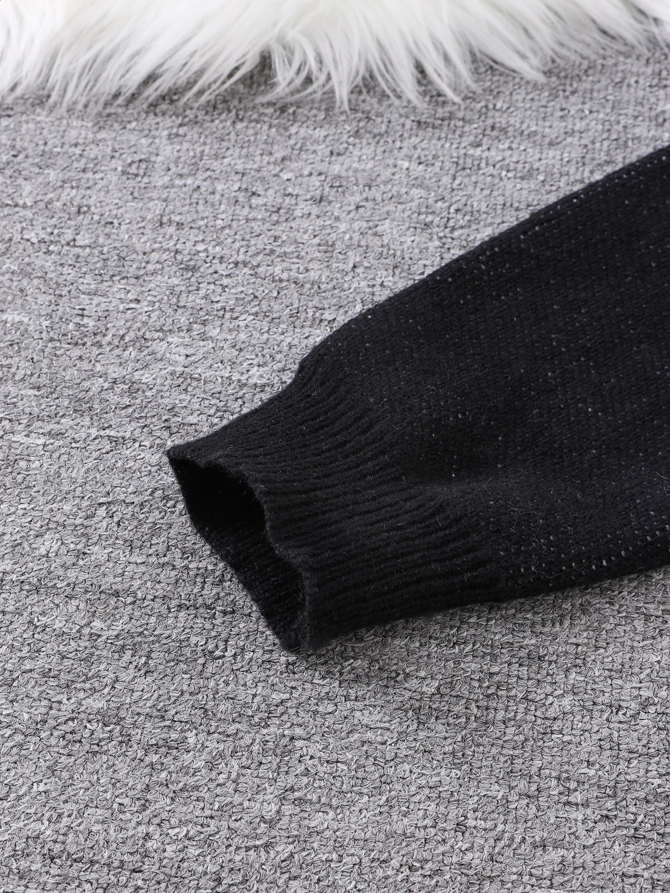 Autumn and Winter Spider Web Jacquard Pattern Pullover Sweater Casual Round Neck Knitted Mens 240911Z