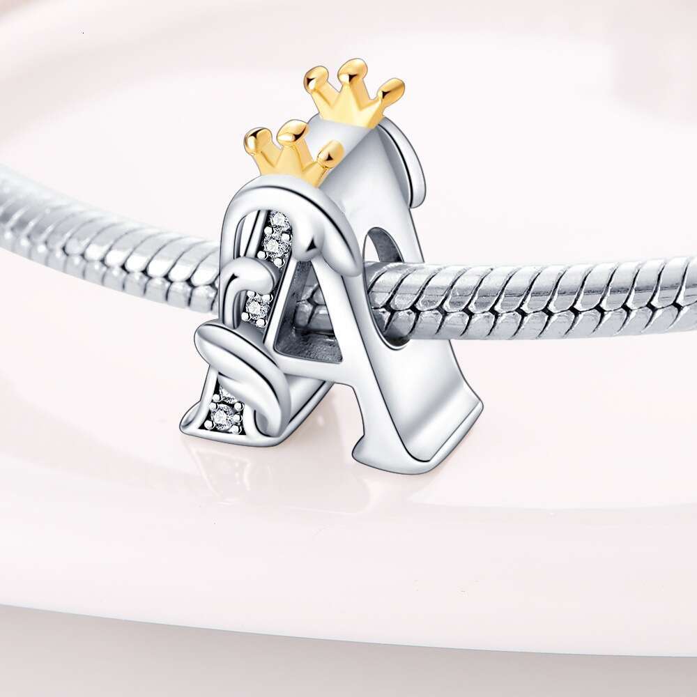 New 925 Sterling Silver Charm letter pendants Fit Charms Silver 925 Original Bracelet DIY Jewelry Making For women Gifts
