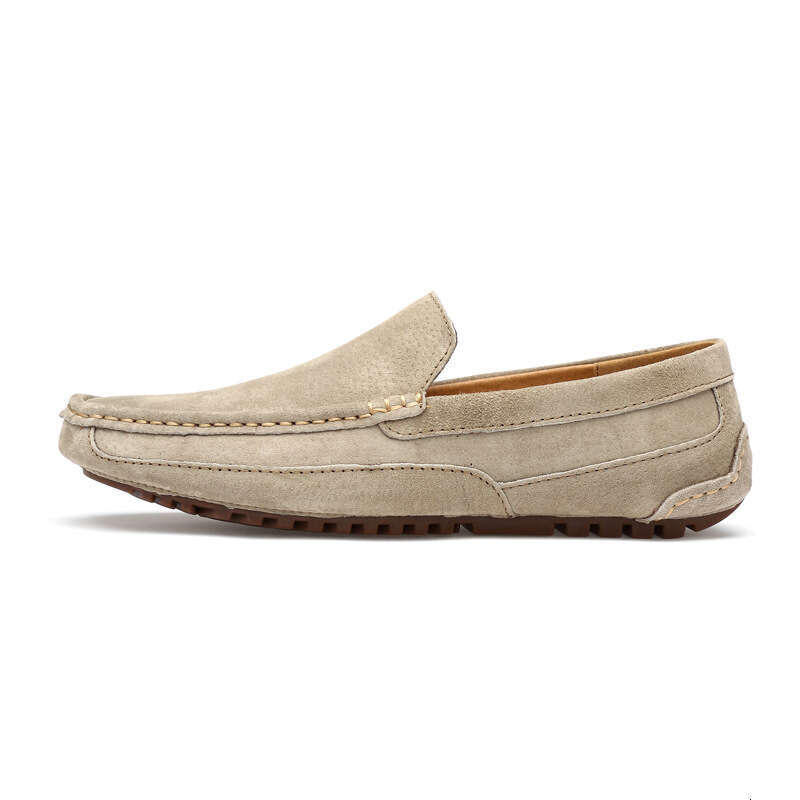 Suede Leather Man Loafers Casual For Boat Handmade Men Slipon Driving Shoes Male Moccasins atos99