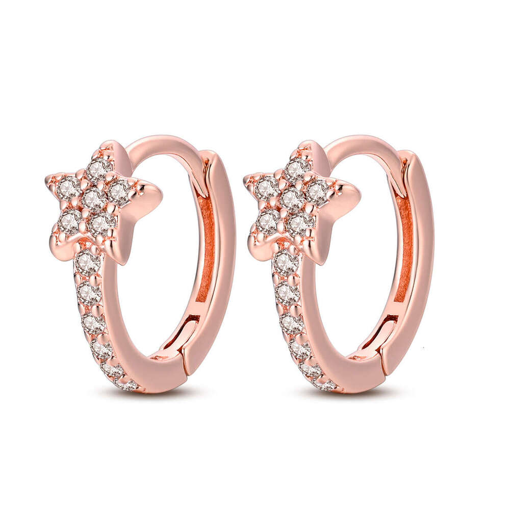 Heart shaped pendant hoop earrings for women 925 sterling silver stud earring wholesale