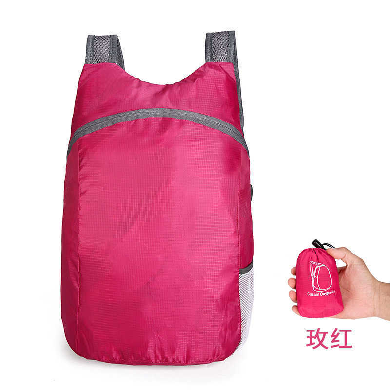 CMM Folding Bag for Men and Women Ultra Light Outdoor Sports Bag Skin Bag Foldable and Printable Convenient Travel Backpack