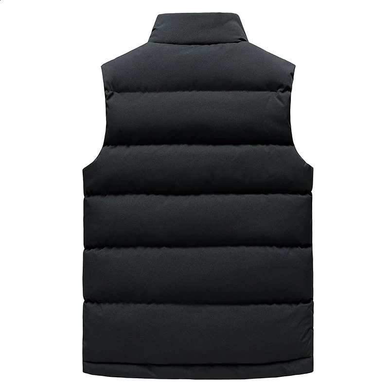 Men Jacket Winter Men Vest For Down Cotton Sleeveless Jacket Waistcoat Man Big Size Warm Mens Coat 240912