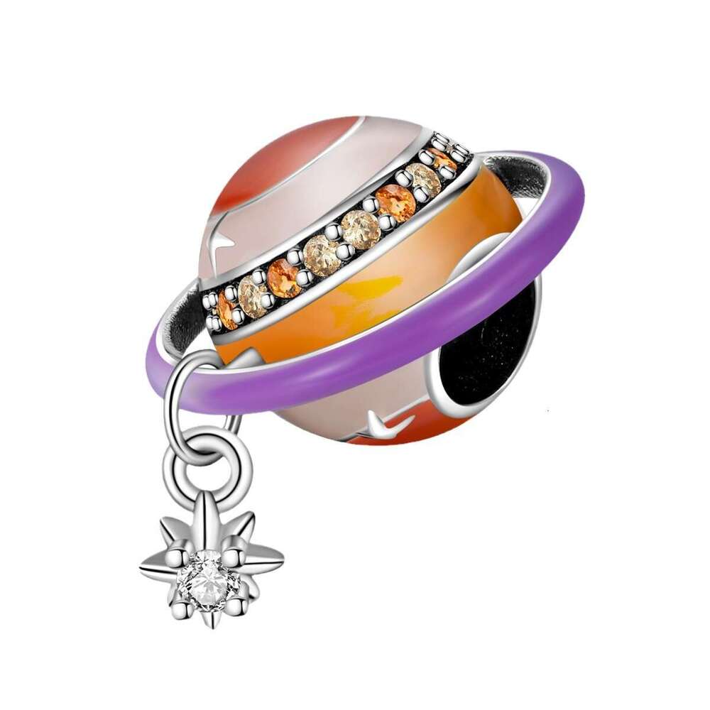 New 925 Sterling Silver Charm Earth Travel Colorful Earth Beads Fit Charms Silver 925 Original Bracelet DIY Jewelry Making For women Gifts