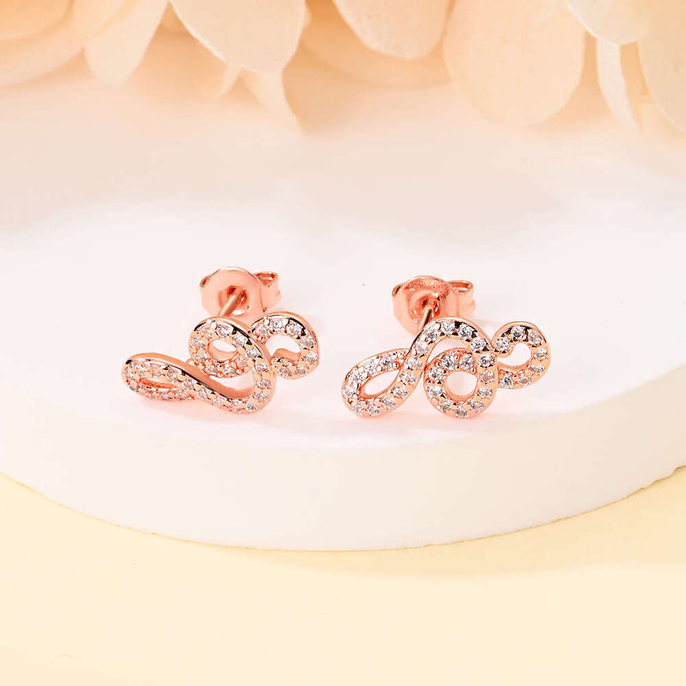 Earphone notes earring with gold plated 925 Sterling silver rings for women Gifts Wholesale