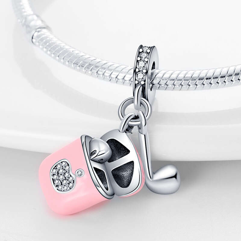 New 925 Sterling Silver Charm Bluetooth earphone pendant Fit Charms Silver 925 Original Bracelet DIY Jewelry Making For women Gifts