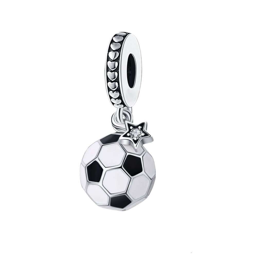 New 925 Sterling Silver Charm Sports and Fitness beads pendant Fit Charms Silver 925 Original Bracelet DIY Jewelry Making For women Gifts
