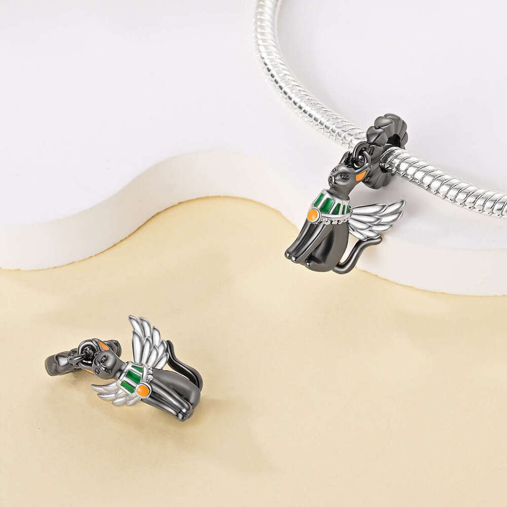 New 925 Sterling Silver Charm Cat Series cute Cat Friend Pendant Fit Charms Silver 925 Original Bracelet DIY Jewelry Making For women Gifts