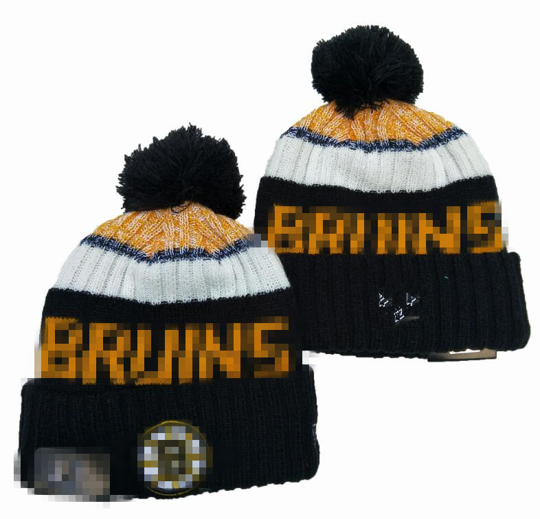 BRUINS Beanie BOSTON Beanies North American Baseball Team Side Patch Winter Wool Sport Knit Hat Skull Caps A2