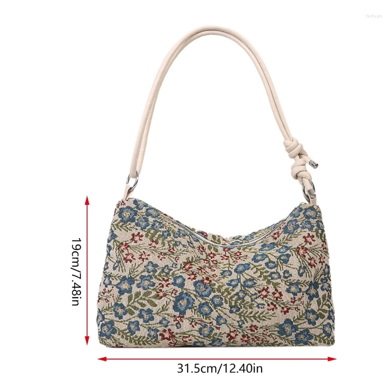 Totes Underarm Armpit Bag With Adjusted Strap Crossbody For Women Fashion Vintage Ethnic wer Shoulder Handbag Purse a146