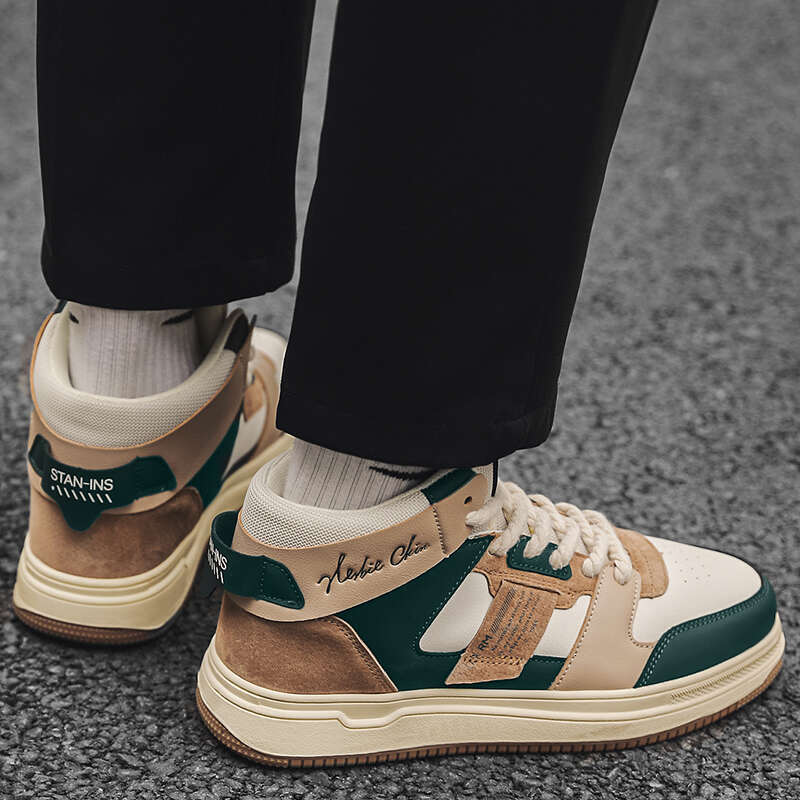 2023 Men's Vulcanized Fashion Pla tform Out door Casual Sneakers Men Street Skate Shoe Lace- up Shoes atillas Hombre