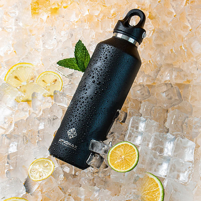 REVOMAX 1000ML Leak Proof Thermos Bottle With Twist-free Lid Keep Cold and Bottle Thermos for Water Tea Coffee Vacuum Flasks 240910