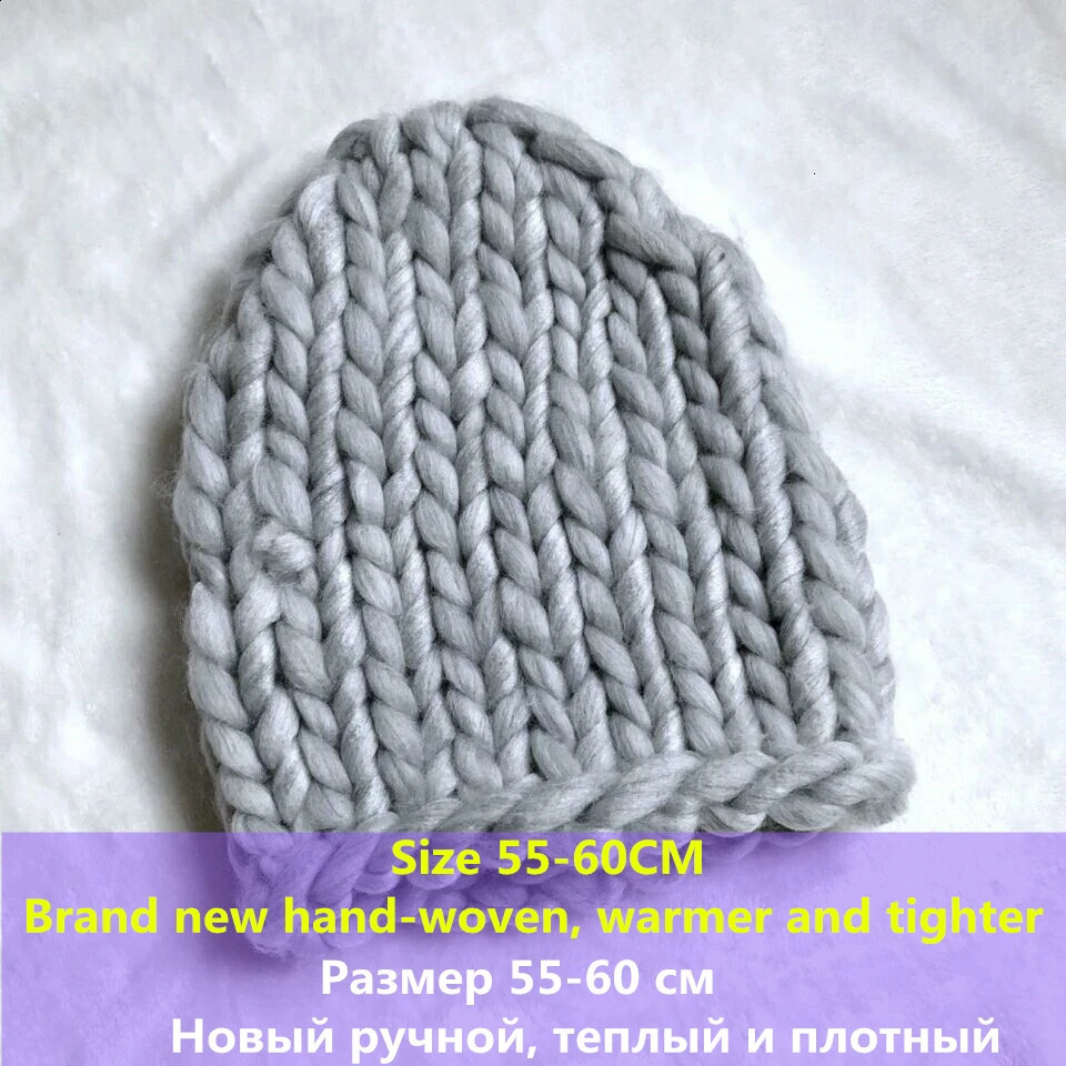 Simple Girl Casual Cotton Acrylic Rush Womens Winter Wool Hat Womens Beanies Handmade Coat Knitted Hat 240914