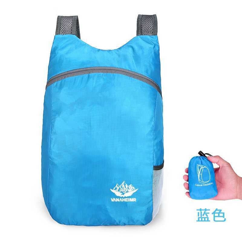 CMM Folding Bag for Men and Women Ultra Light Outdoor Sports Bag Skin Bag Foldable and Printable Convenient Travel Backpack