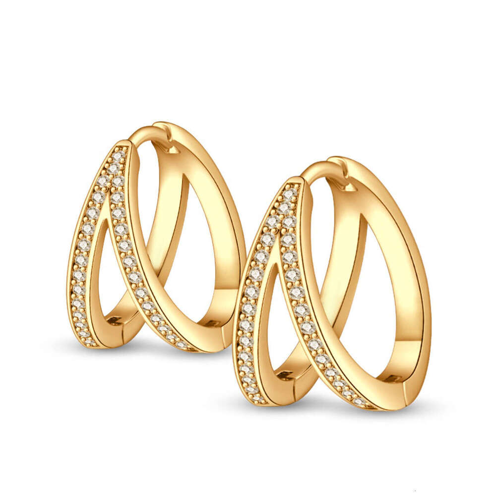 Four leaf clover series Earring with gold plated fit 925 Sterling silver rings for women Gifts Wholesale