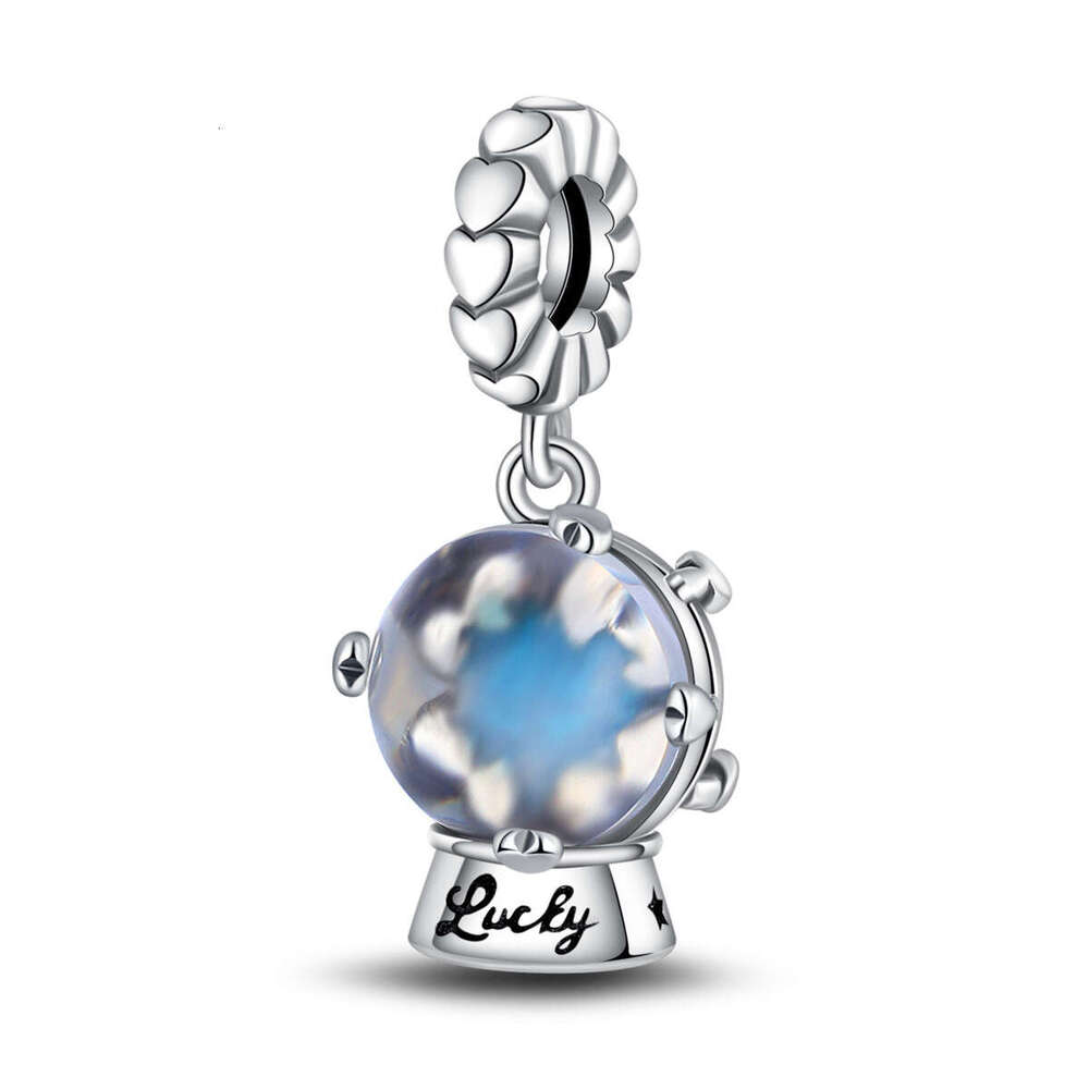 New 925 Sterling Silver Charm Colorful Stone Pink Tree of Life Clover Pendant Fit Charms Silver 925 Original Bracelet DIY Jewelry Making For women Gif