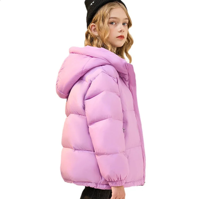 2023 Winter Childrens Down Jacket 30C Boys Girls White Duck Coat Clothes Teenage Thickened Black Gold Bread Outerwear y241011z