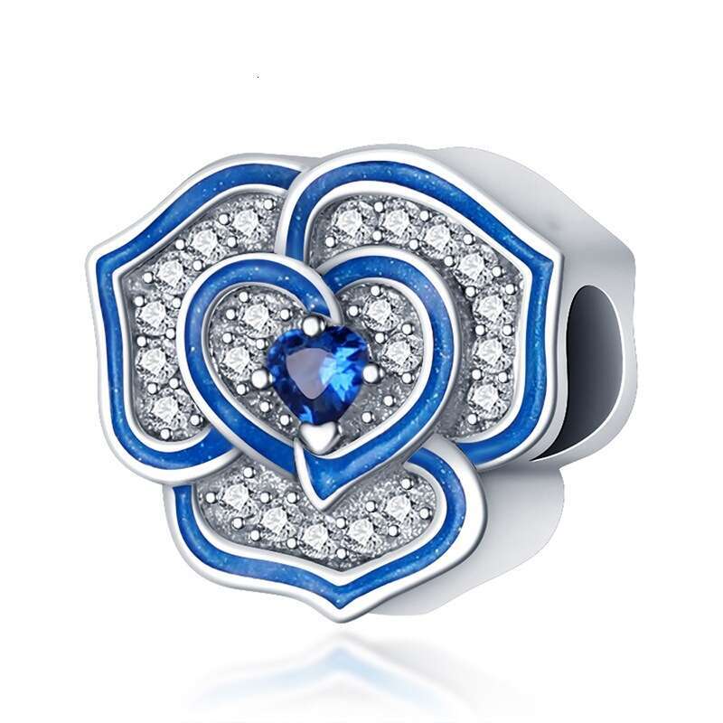 New 925 Sterling Silver Charm Seaside Flower beads Fit Charms Silver 925 Original Bracelet DIY Jewelry Making For women Gifts