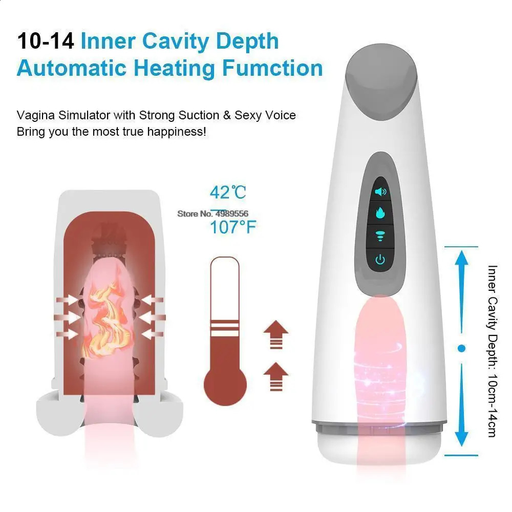Automatic vibrator Masturbator for male sex toys auxiliary equipment Glans penis adult Plessure toy oral machine 240914