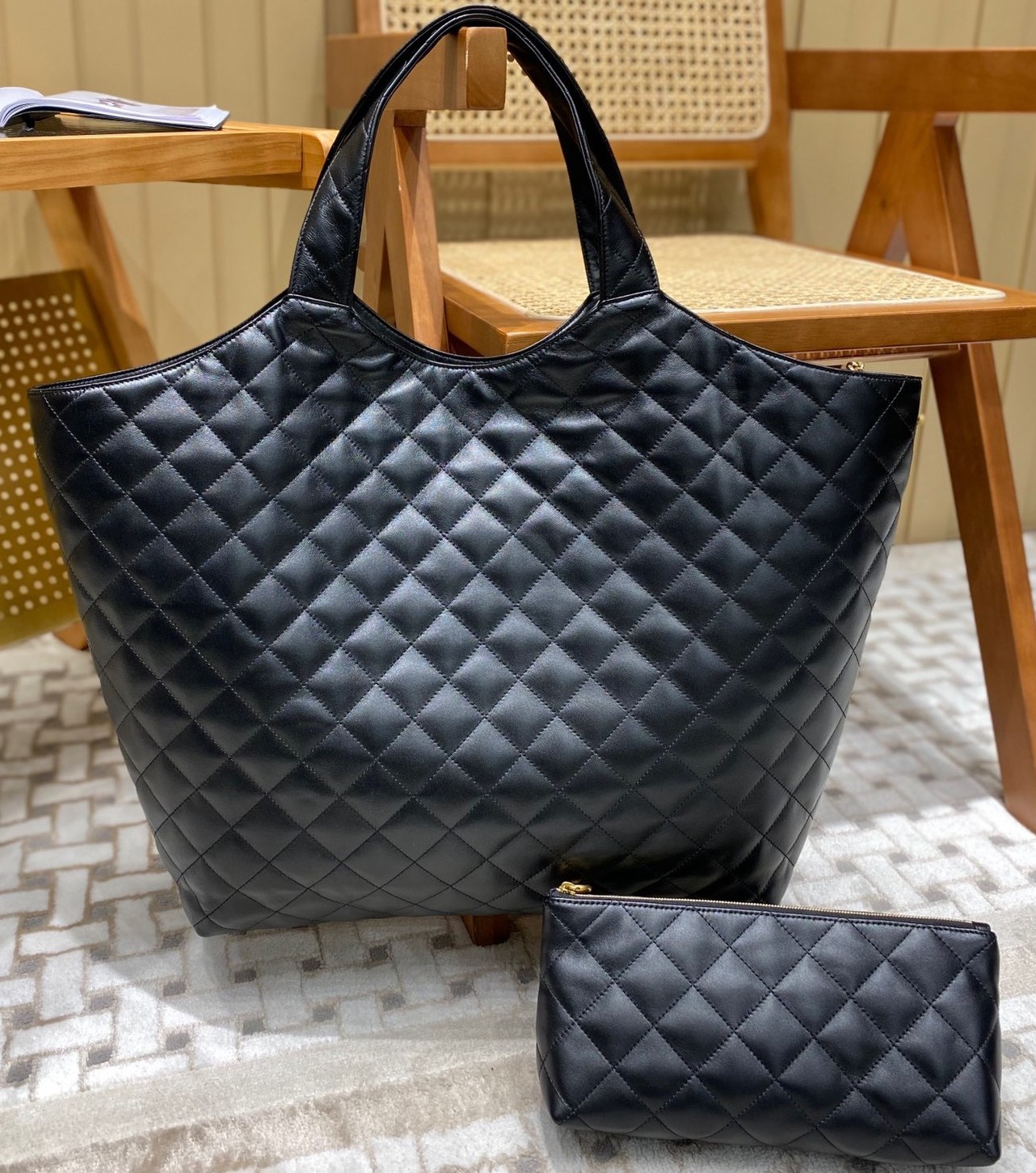 Icare Maxi Bag Designer Bags Women tote bags Attaches Crossbody Shopping beach famous Large Totes Shoulder Purse Genuine Handbags raffias Shoulder Bags