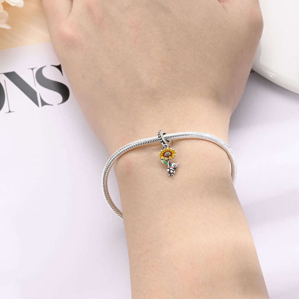 New 925 Sterling Silver Charm Cute Cat Pendant Fit Charms Silver 925 Original Bracelet DIY Jewelry Making For women Gifts