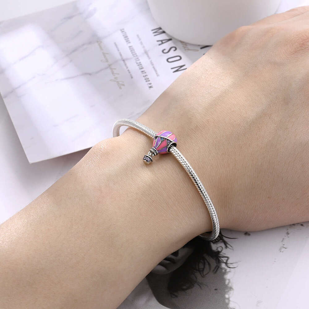 New 925 Sterling Silver Charm Hot air balloon bead Fit Charms Silver 925 Original Bracelet DIY Jewelry Making For women Gifts
