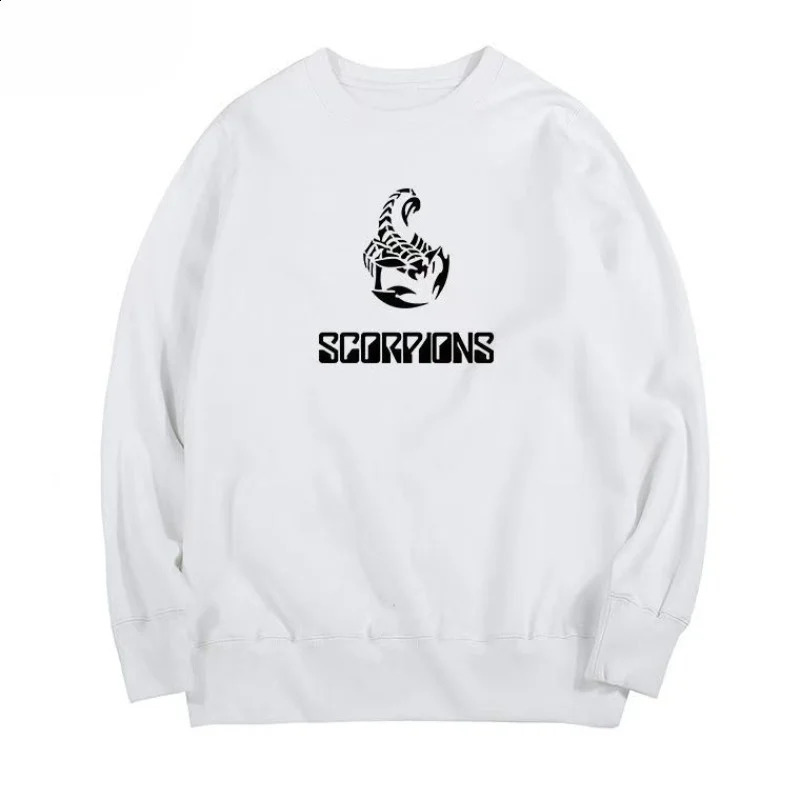 Band Loose Rock Heavy Metal Retro Mens and Womens Round Neck Hoodies Tops Sweatshirt Unisex Fashion Casual Clothing 240907