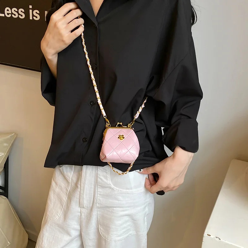 Super Crossbody Bags For Women er Chain Shoulder Coin Mini Purse Clip Lipstick Lady Cute Hobo Bag 240913 a1ab 4