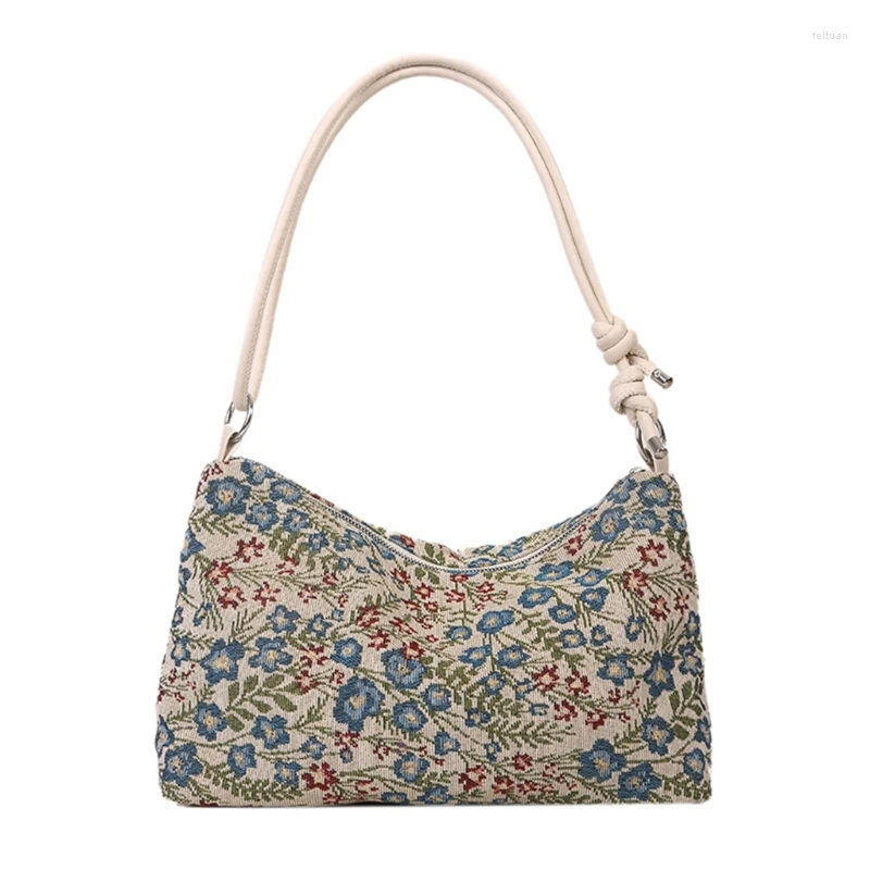 Totes Underarm Armpit Bag With Adjusted Strap Crossbody For Women Fashion Vintage Ethnic wer Shoulder Handbag Purse a146