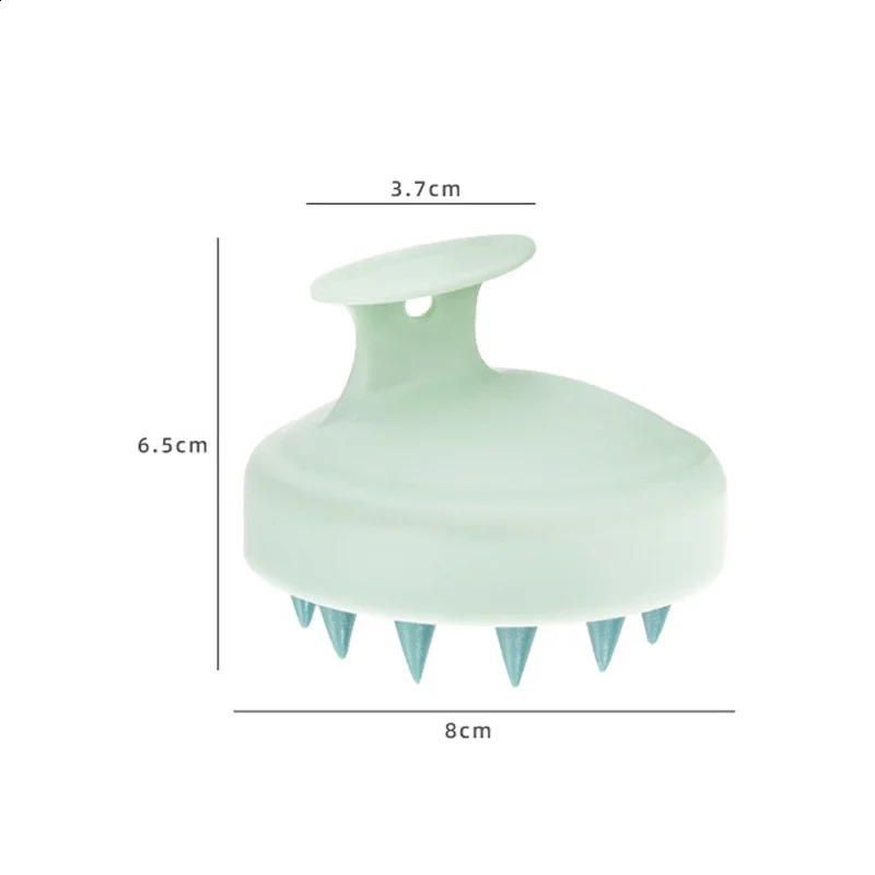 Silicone Shampoo Scalp Hair Massager Head Body Massage Brush Comb Washing Shower Bath Spa 240911