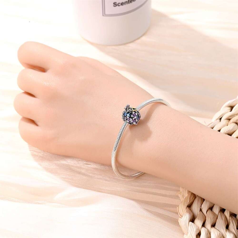 New 925 Sterling Silver Charm Romantic flower perfume bottle beads Fit Charms Silver 925 Original Bracelet DIY Jewelry Making For women Gifts