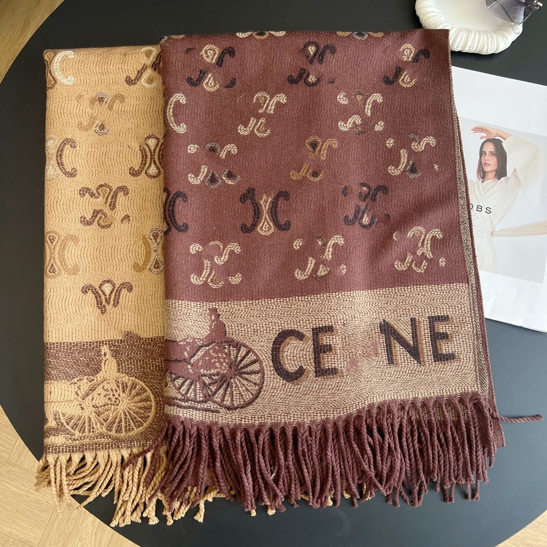 Designer Scarf Cashmere Scarves Womens and mens Monogram scarfClassic Plaid Women Man silk scarf designers