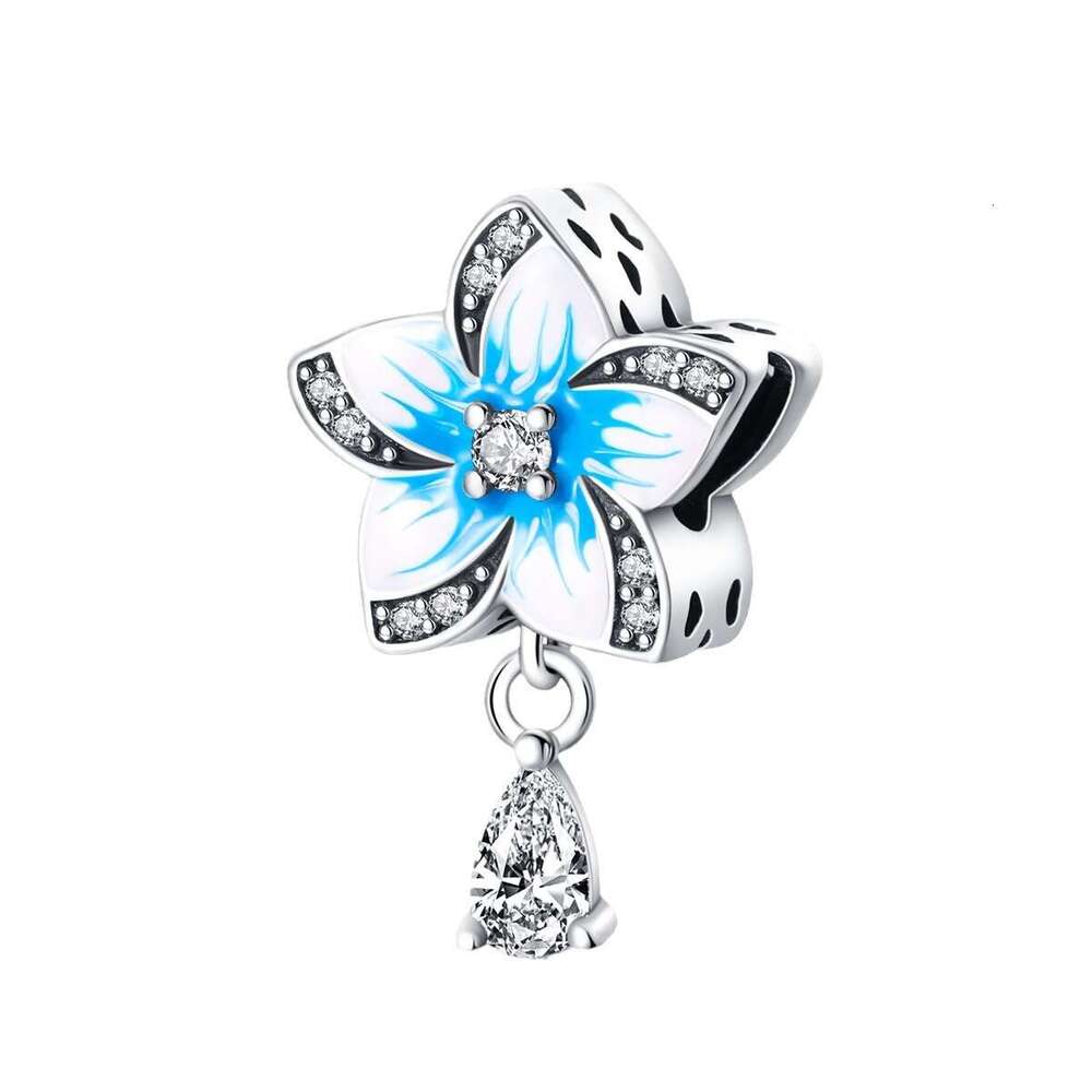New 925 Sterling Silver Charm Cute pet butterfly flower heart shape pendants Fit Charms Silver 925 Original Bracelet DIY Jewelry Making For women Gift