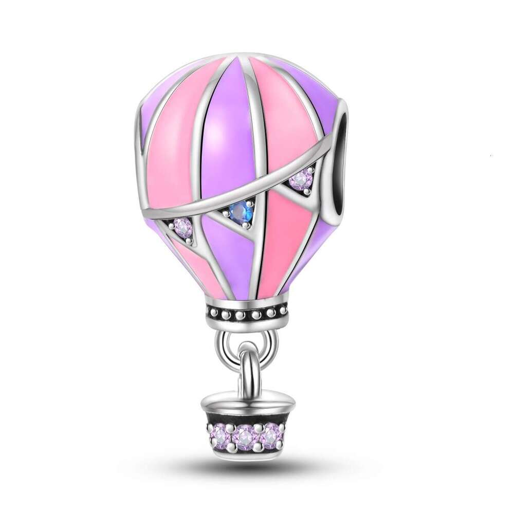 New 925 Sterling Silver Charm Hot air balloon bead Fit Charms Silver 925 Original Bracelet DIY Jewelry Making For women Gifts