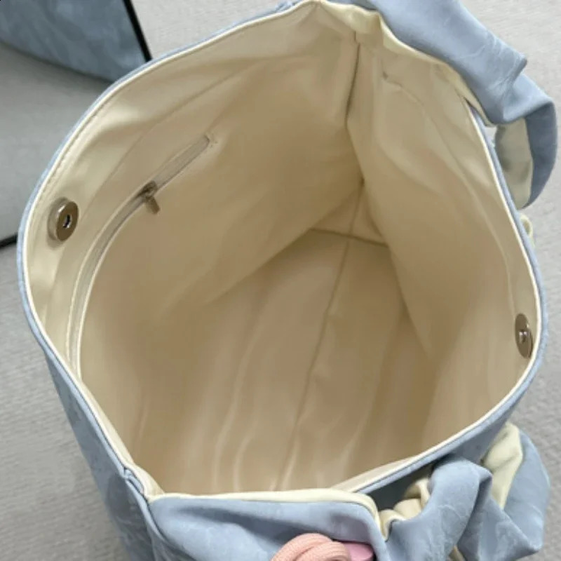 Preppy Style Sweet Student Nylon Shoulder Bag with Adjustable Cross Body for Womens Elegant Daily Contrast Color Underwear 240913