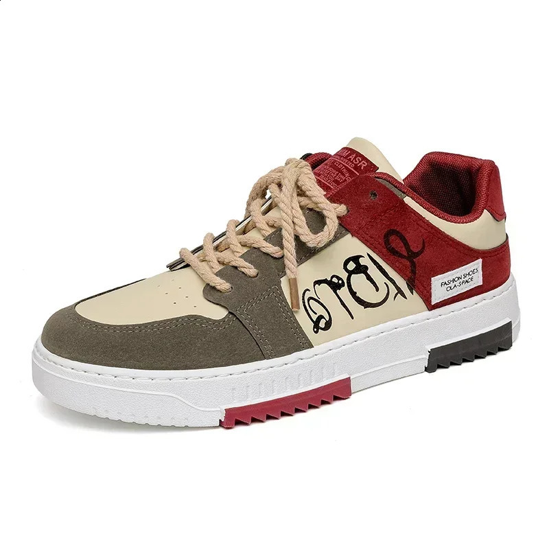 2024 Mens Sports Shoes Comfortable Casual Shoes Versatile Color Matching Tennis Shoes Mens Travel Shoes Zapatillas Para Hombres 240914