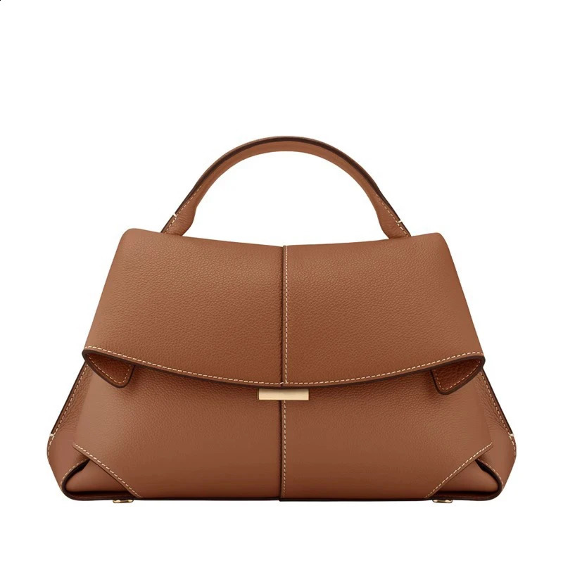 French Designer Purses Style Pleated Shoulder Bag - Leather Baguette Handbag In Premium PU, Chic And Lightweight For Daily Use New Free Delivery Desig