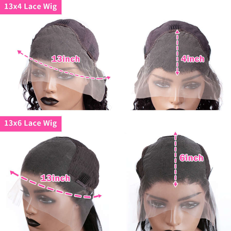 36 Inch 4/27 Highlight Body Wave Human Hair Brazilian Colored Ombre Blonde 13X4 Transparent Lace Frontal Wig For Women