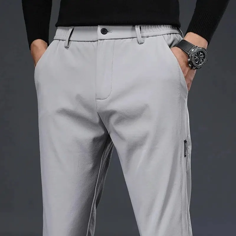 Spring and Autumn Men's Golf Pants High Quality Elastic Fashion Casual Business Versatile Breathable Trousers Pants Slim