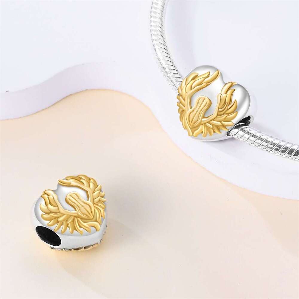 New 925 Sterling Silver Charm The Guardian of Angels in the Religious Belief Series beads Fit Charms Silver 925 Original Bracelet DIY Jewelry Making F