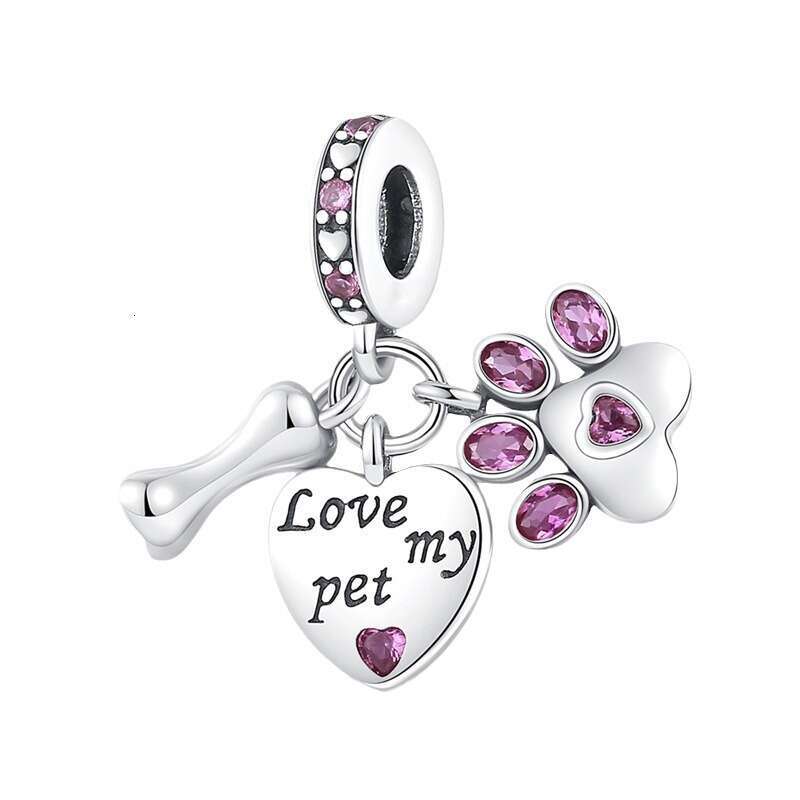 New 925 Sterling Silver Charm Dream catcher Heart shaped Claw Beads Fit Charms Silver 925 Original Bracelet DIY Jewelry Making For women Gifts